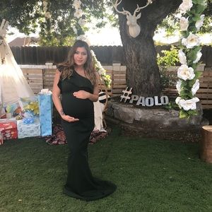 One Shoulder Dress to floor